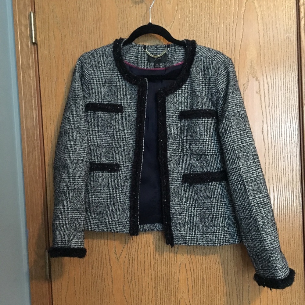 J. Crew Glen Plaid Lady Jacket in 12, NWOT